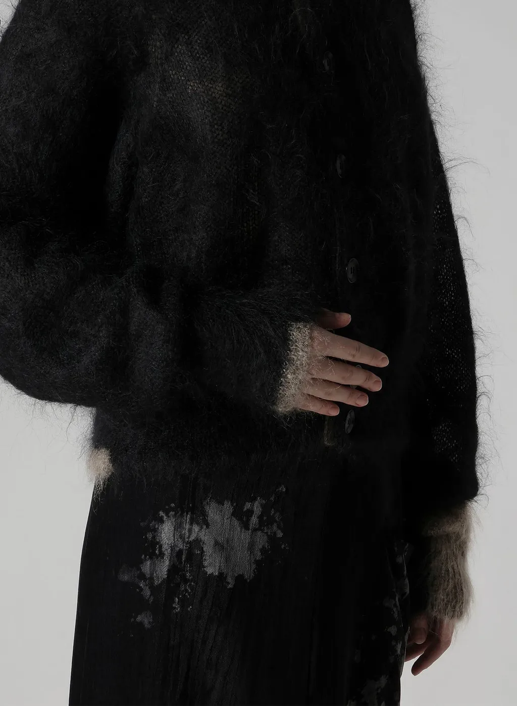 Color Scheme Mohair Cardigan