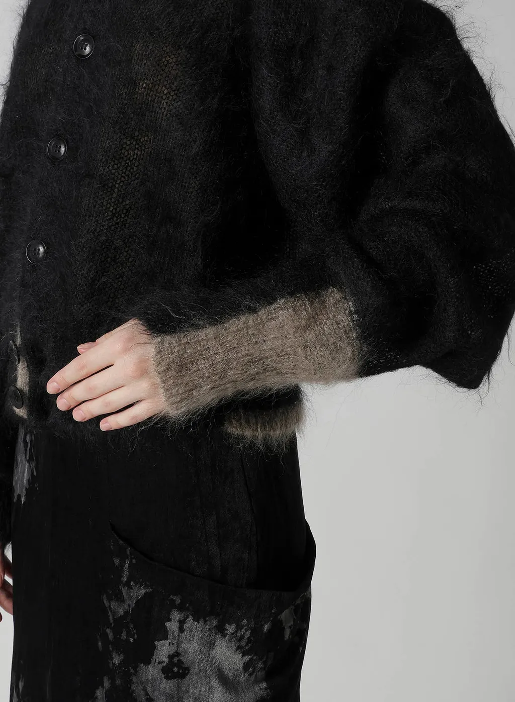 Color Scheme Mohair Cardigan