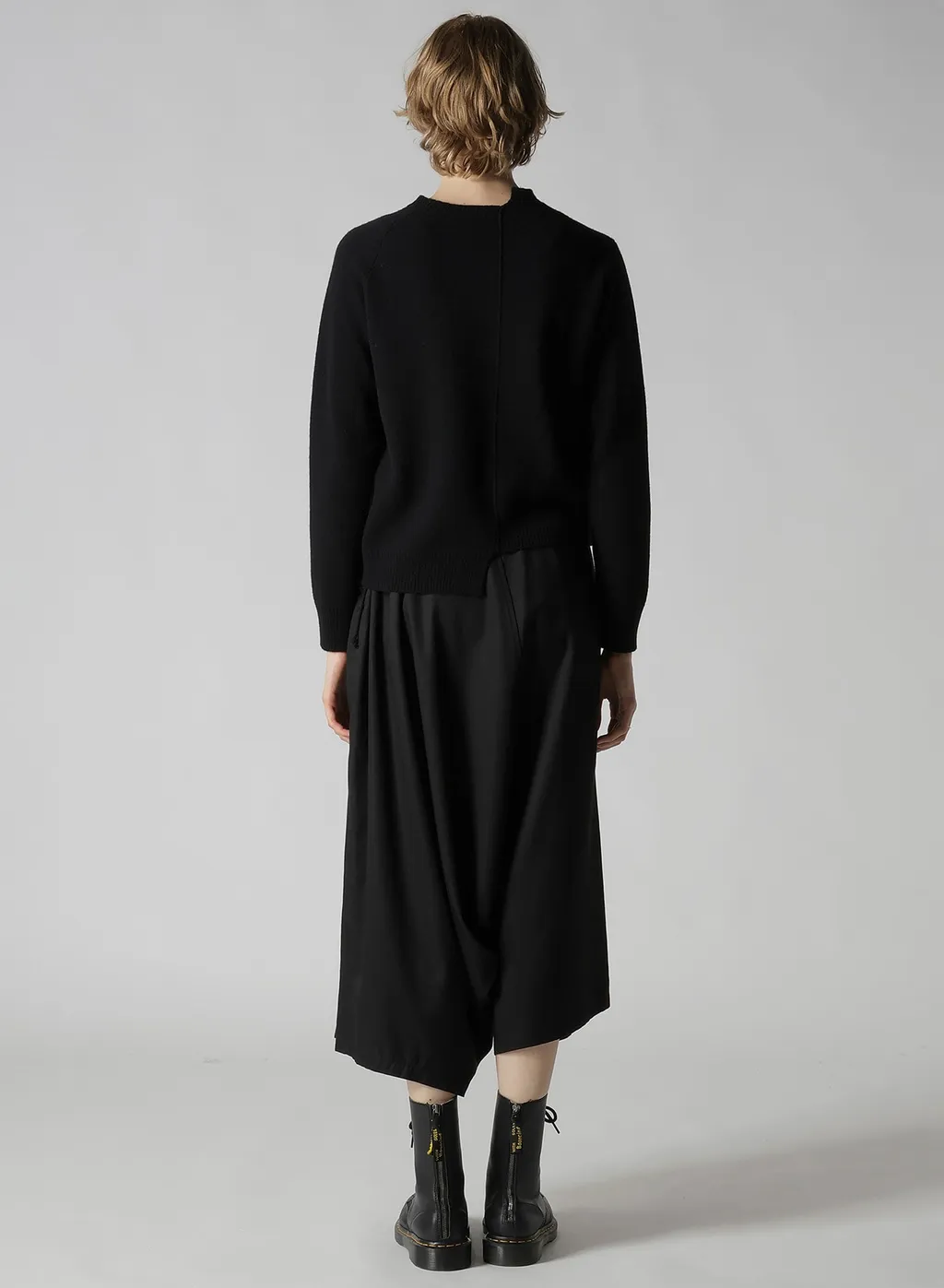Intarsia Asymmeteric Cardigan