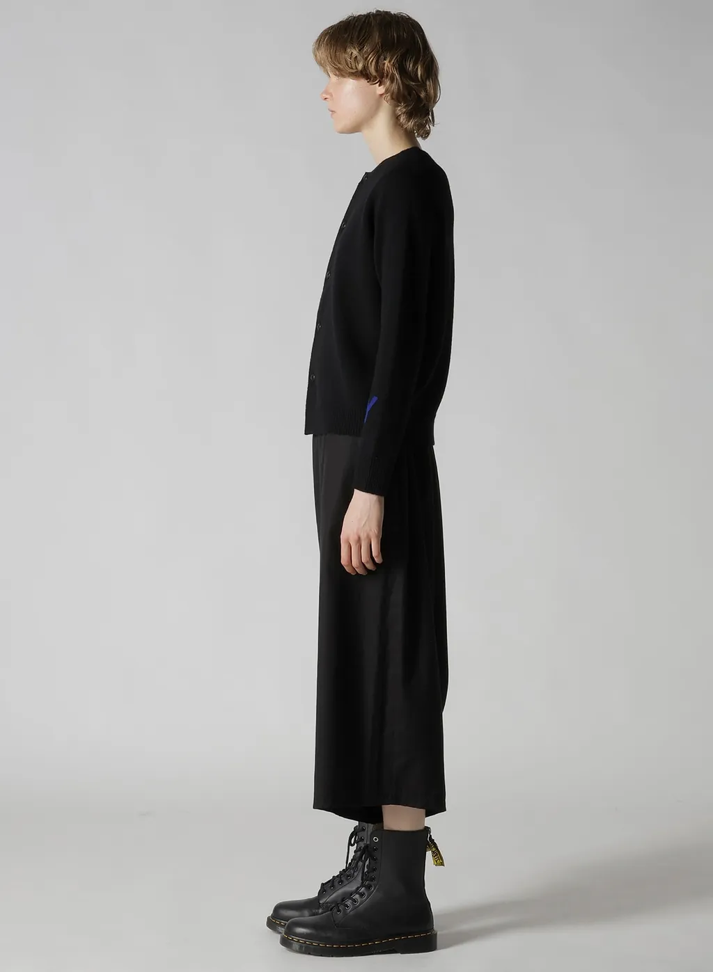 Intarsia Asymmeteric Cardigan