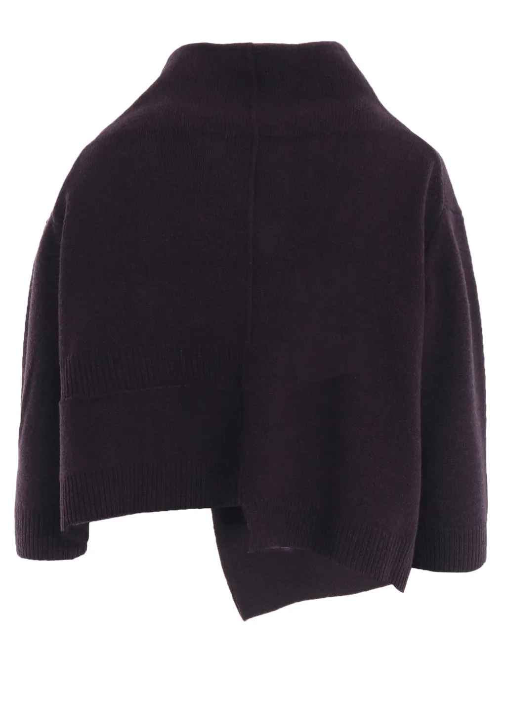 Wool Jersey Snap Button Cardigan
