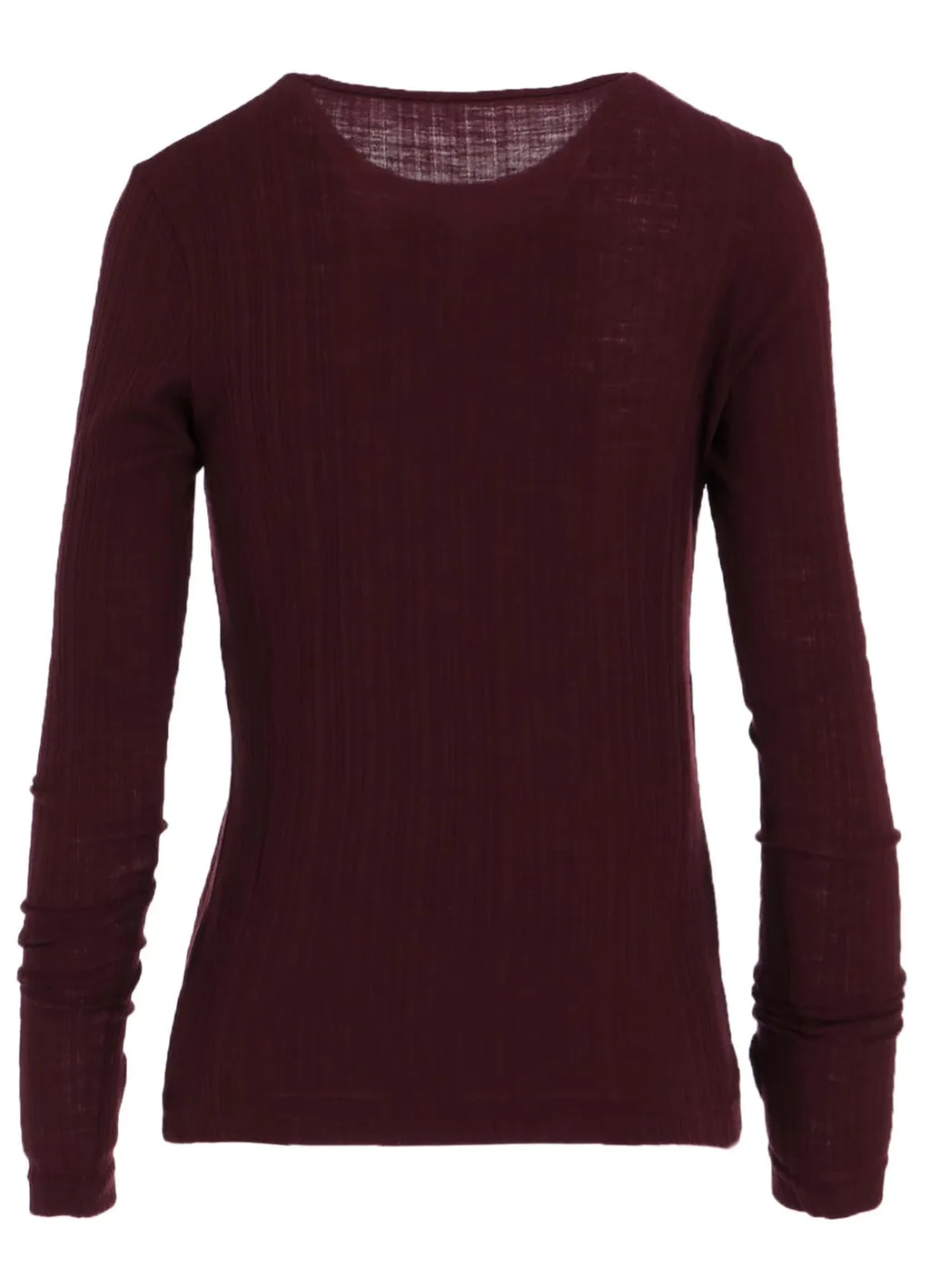 Soft Random Rib Round Neck T