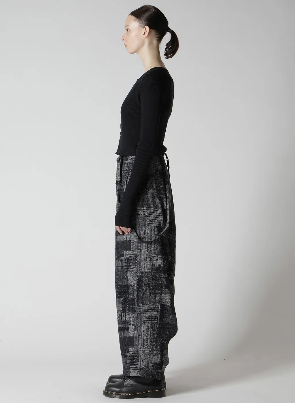 Cotton Rib Double Sleeve Short Cardigan