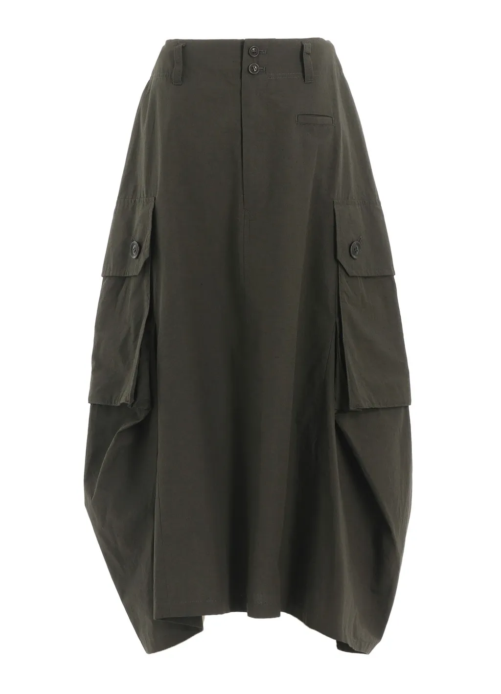 Cotton/Linen Cargo Skirt