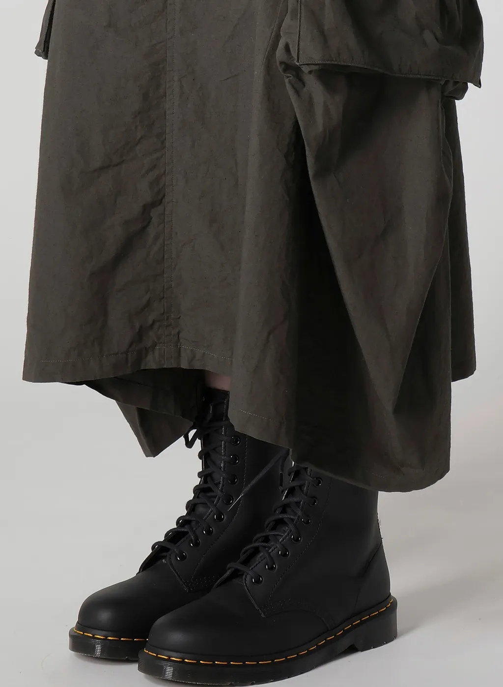 Cotton/Linen Cargo Skirt