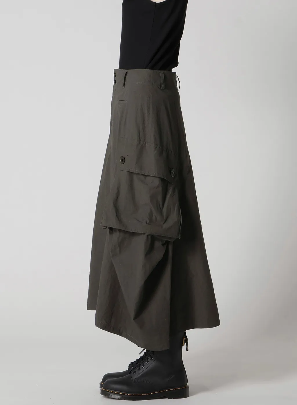 Cotton/Linen Cargo Skirt
