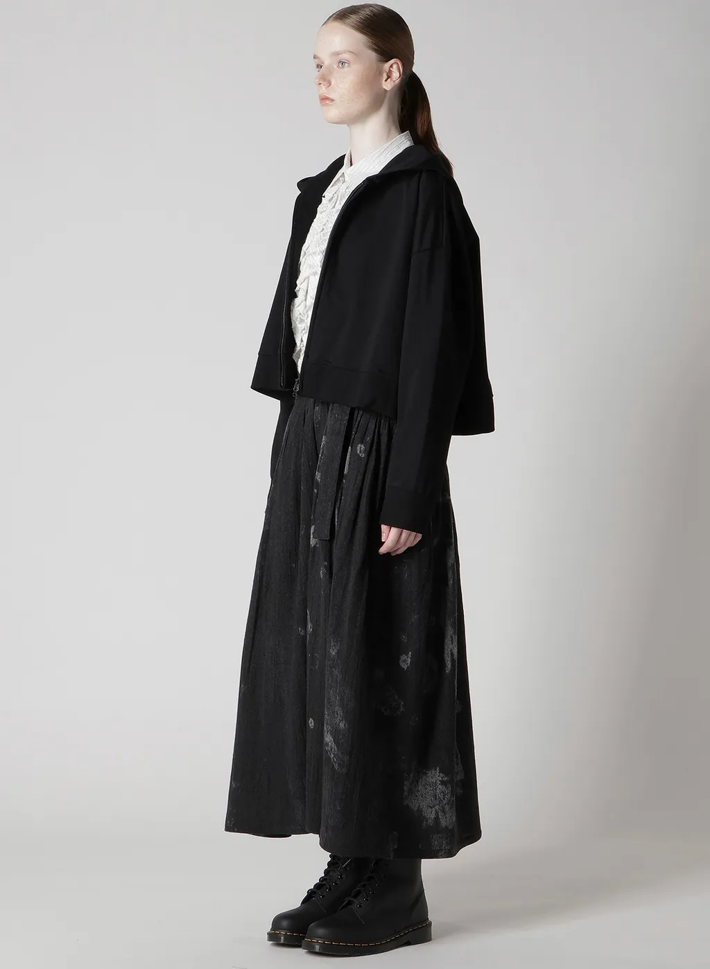 High Gauge Frenchterry Cropped Hoodie