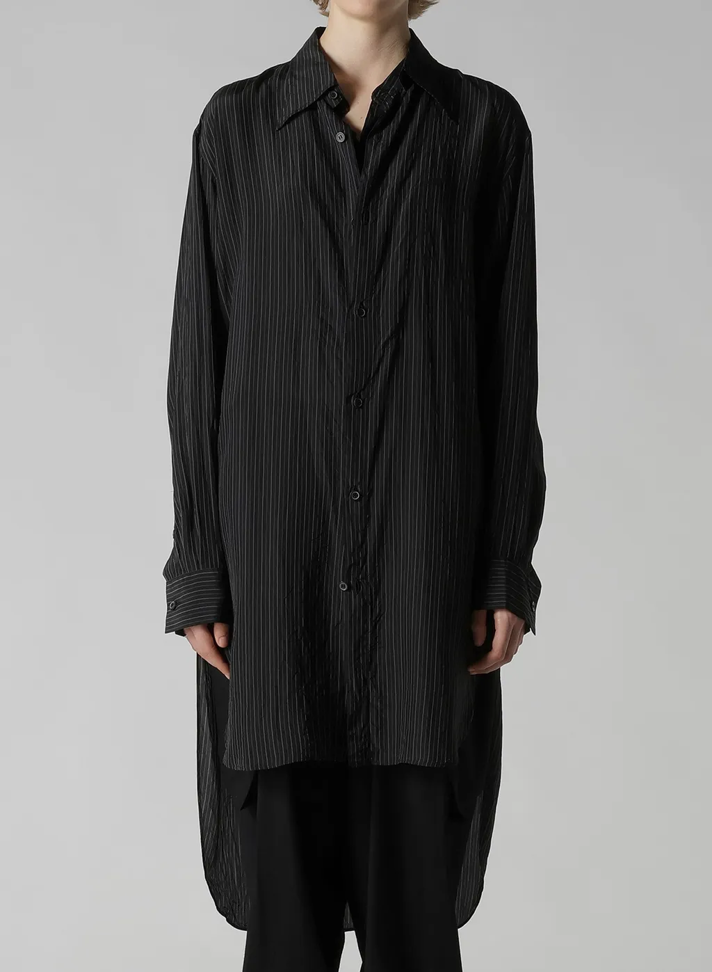 Cupro Stripe Double Front Shirt