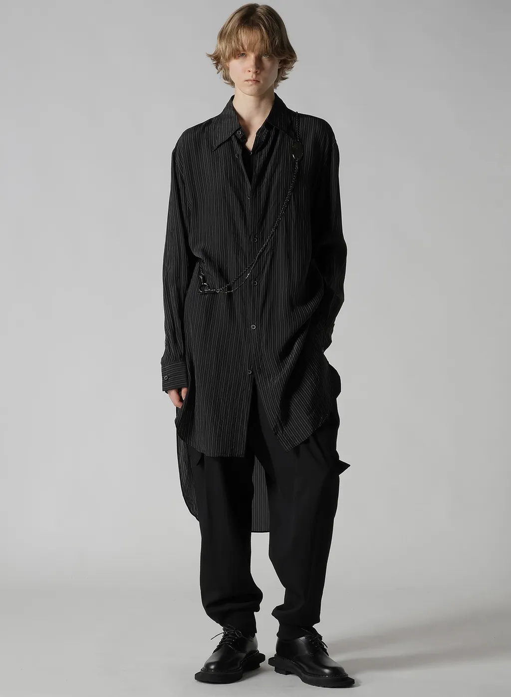 Cupro Stripe Double Front Shirt