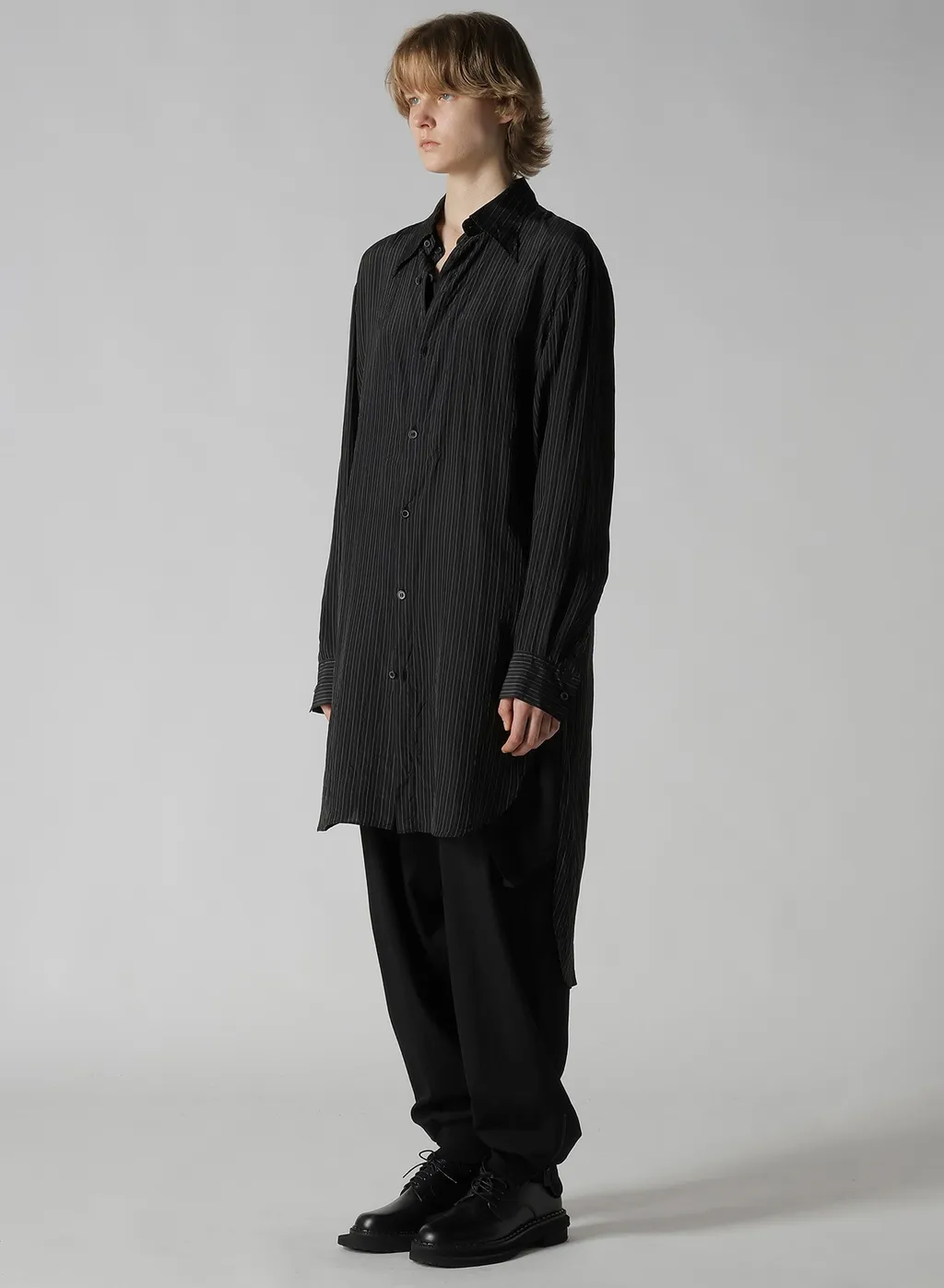 Cupro Stripe Double Front Shirt