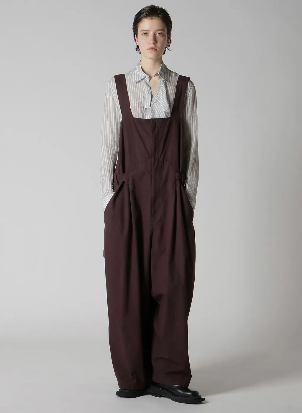 Cupro Stripe Front Cloth Shirt
