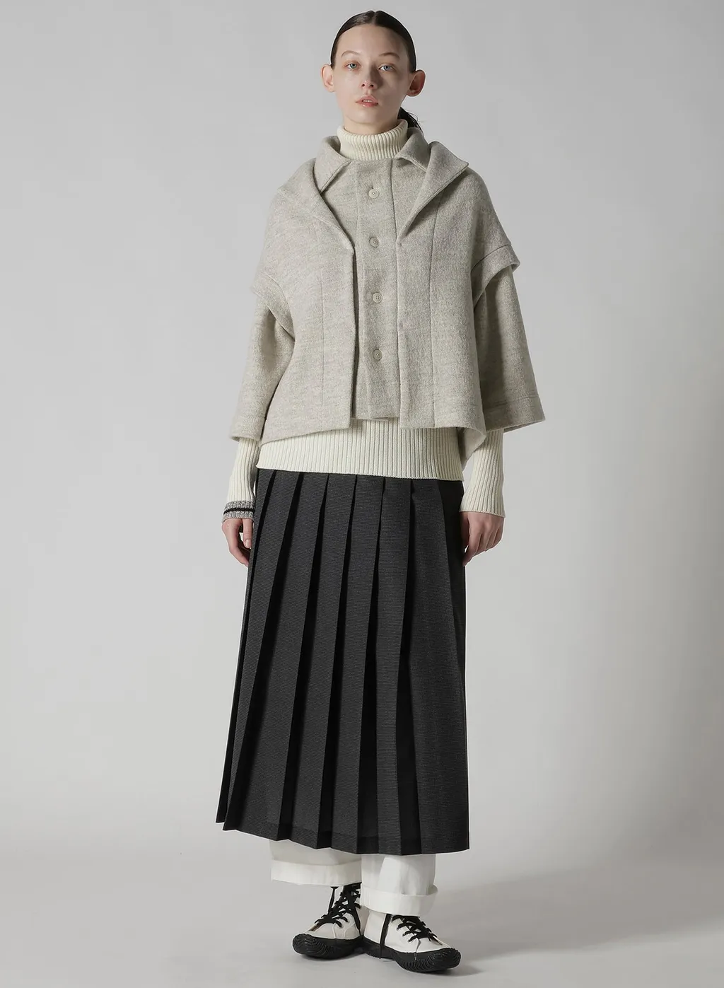 Cotton Twill Straight String Pants