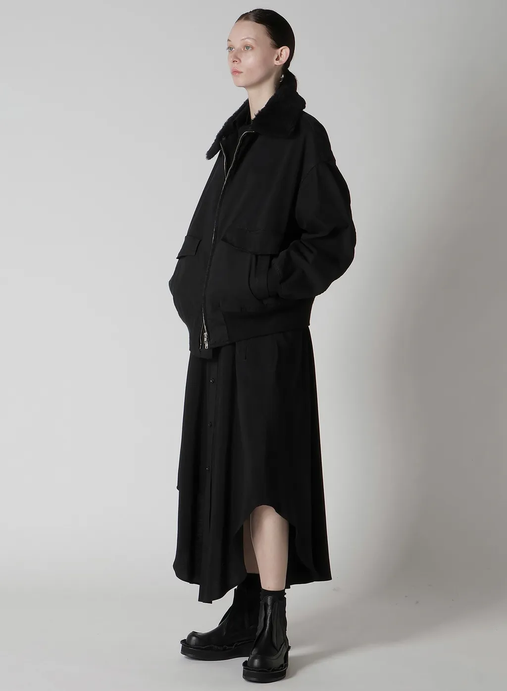 Pigment-Dyed Twill Blouson