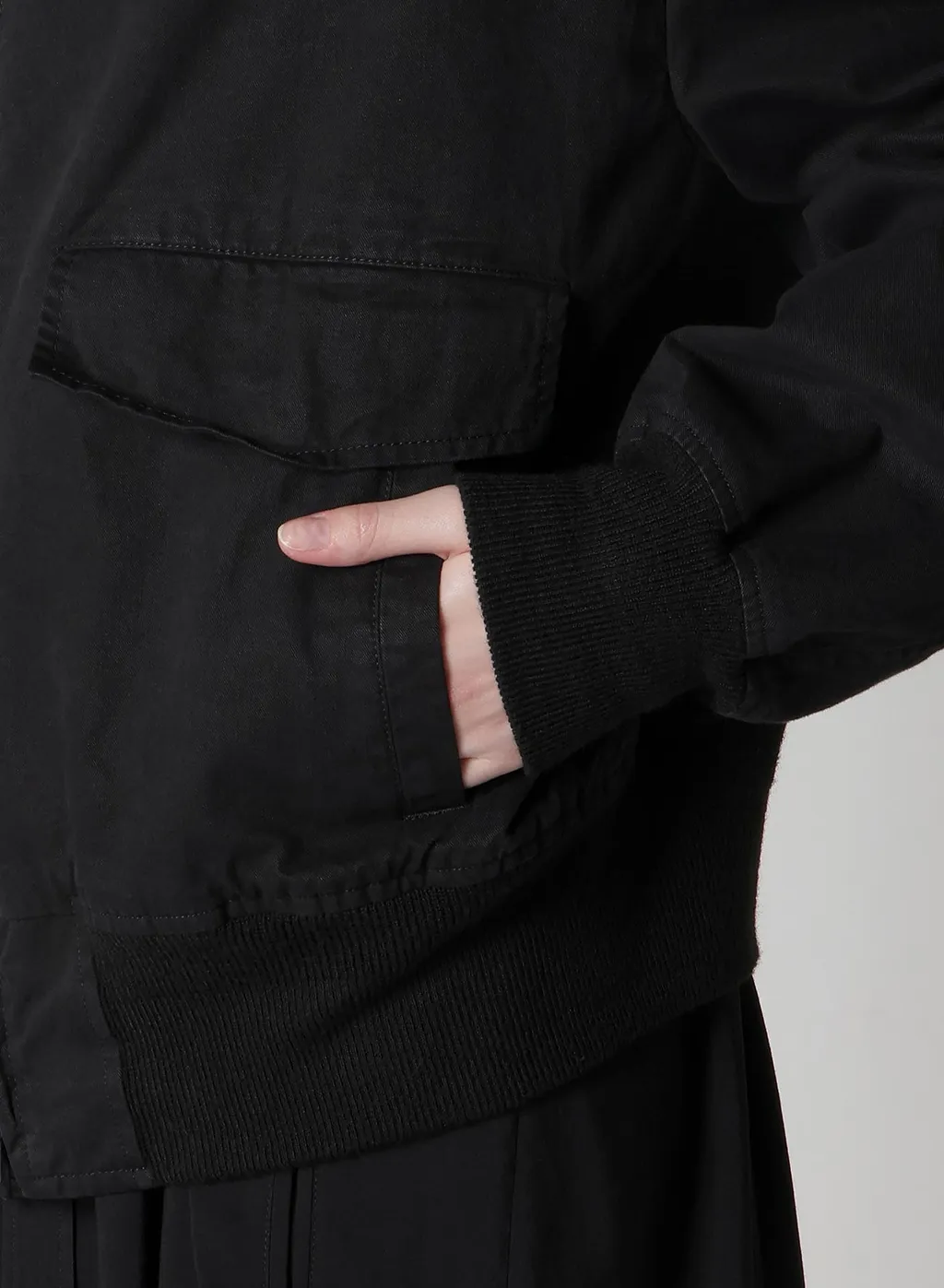 Pigment-Dyed Twill Blouson