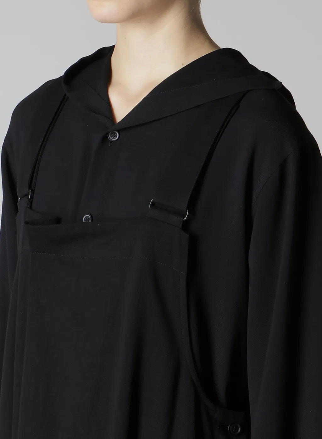 C/Ry Gabardine Overalls Dress
