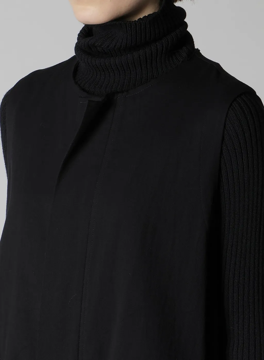 C/Ry Gabardine Fish Tail Dress