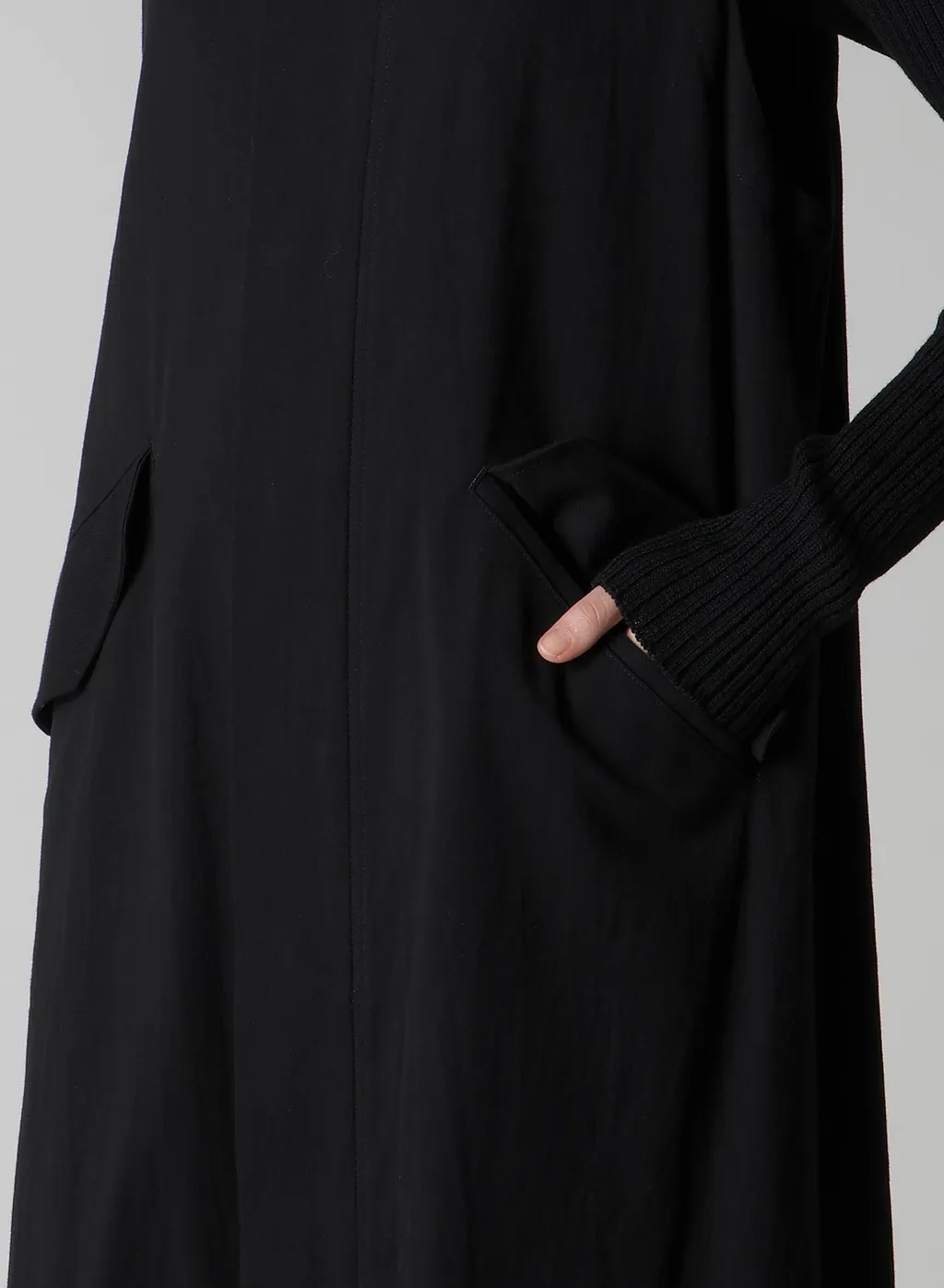 C/Ry Gabardine Fish Tail Dress