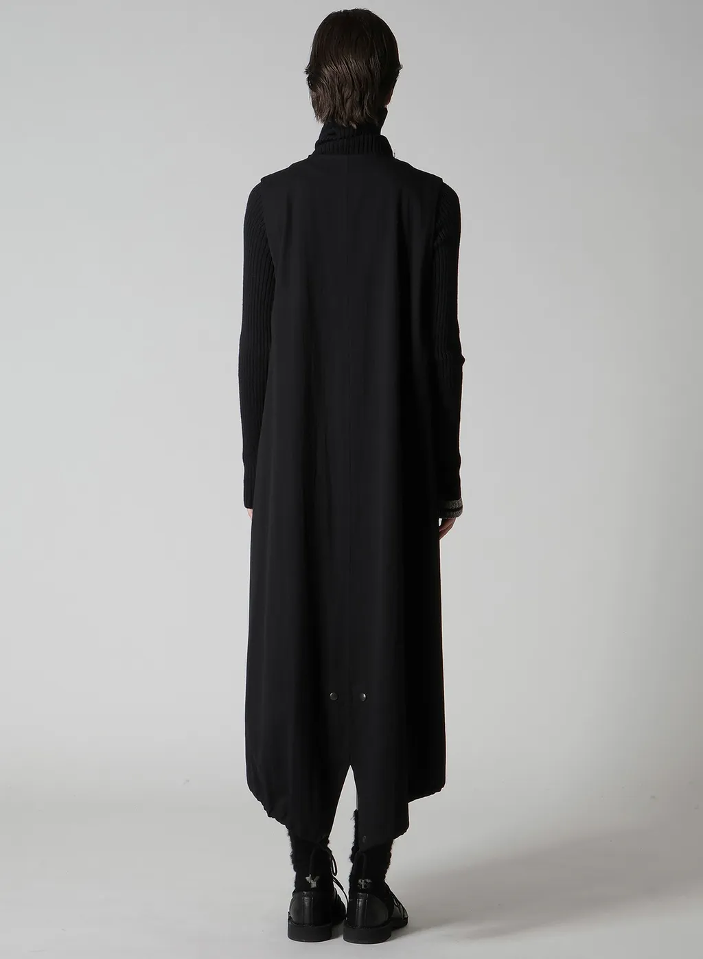 C/Ry Gabardine Fish Tail Dress