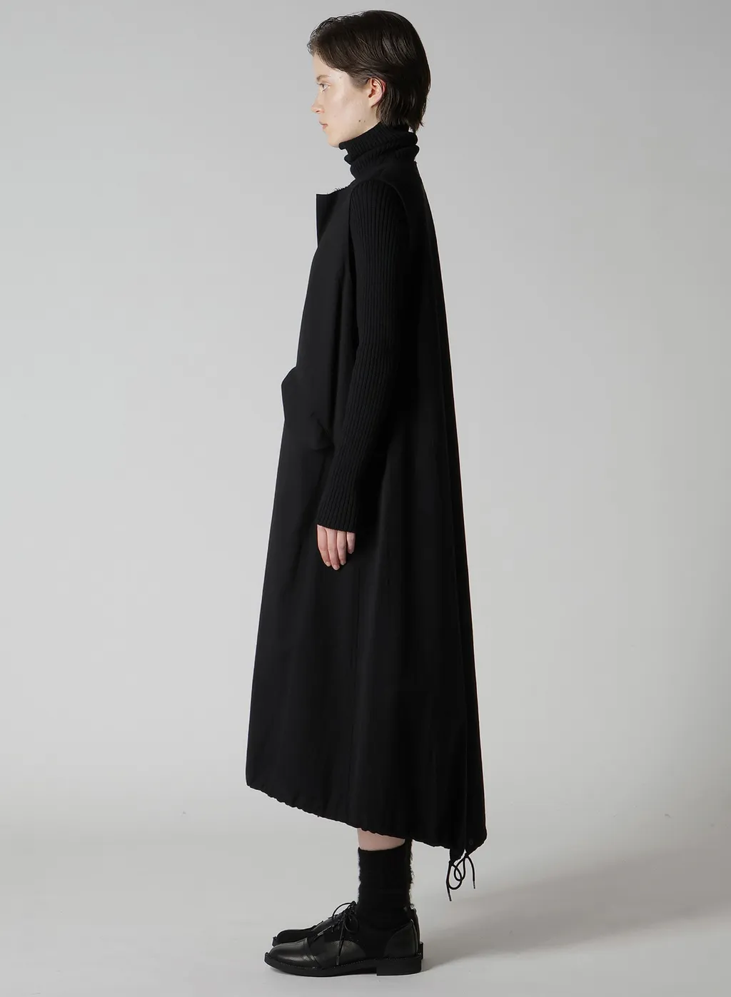 C/Ry Gabardine Fish Tail Dress