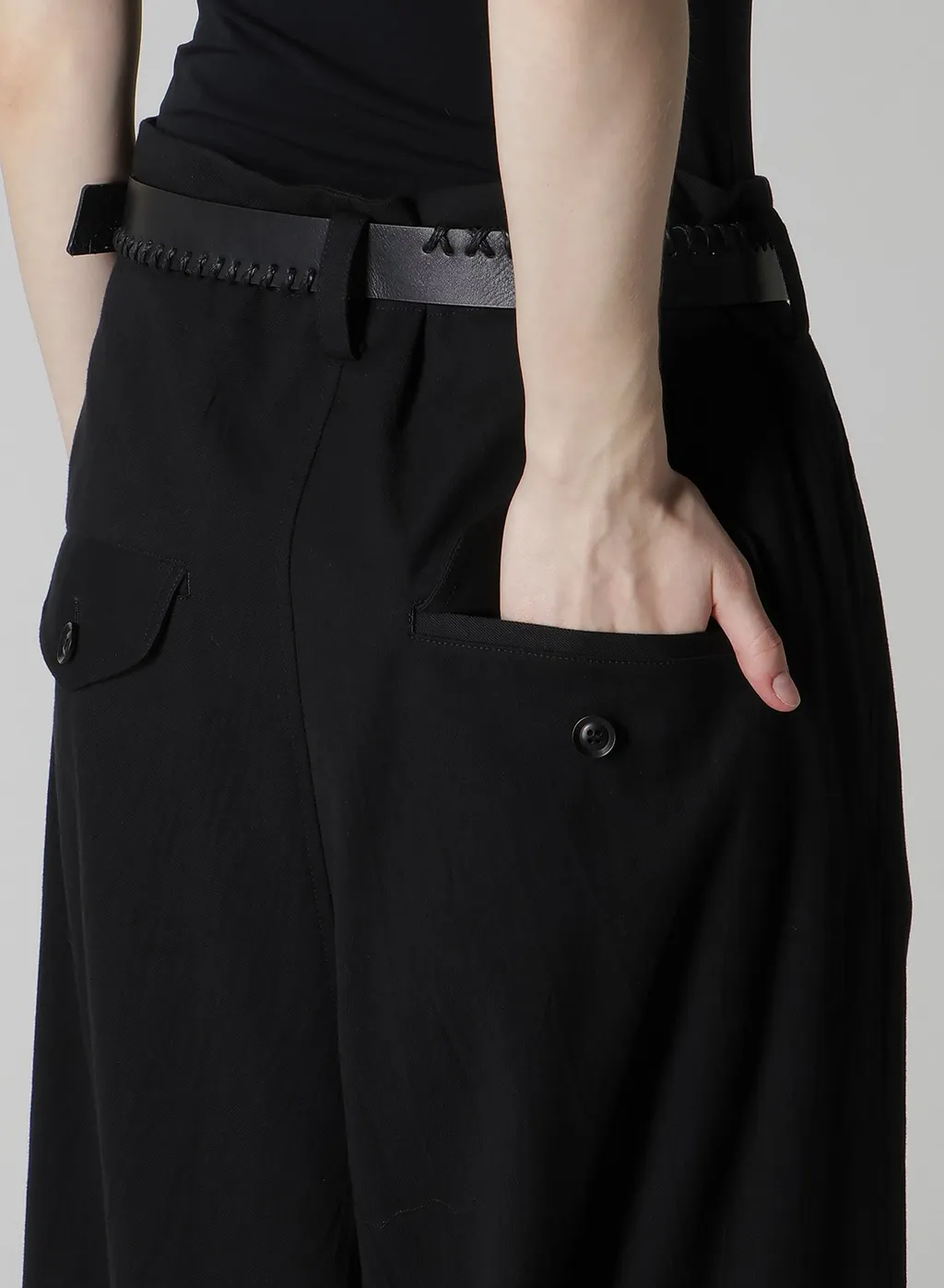 C/Ry Gabardine 2-Tuck Sarouel Pants