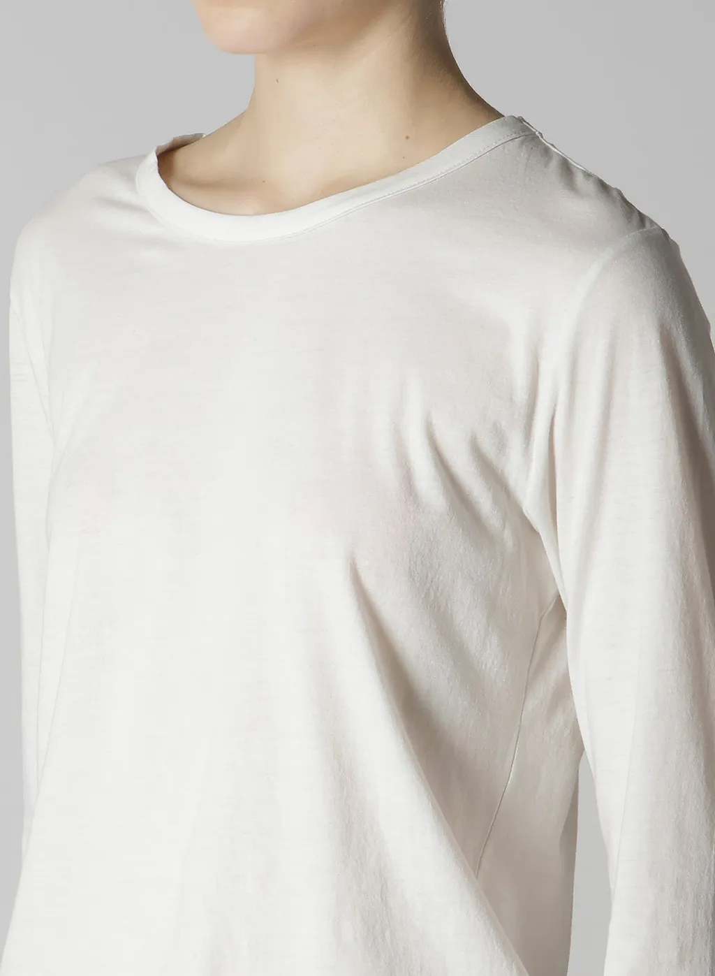 Soft Jersey Round Neck Long T