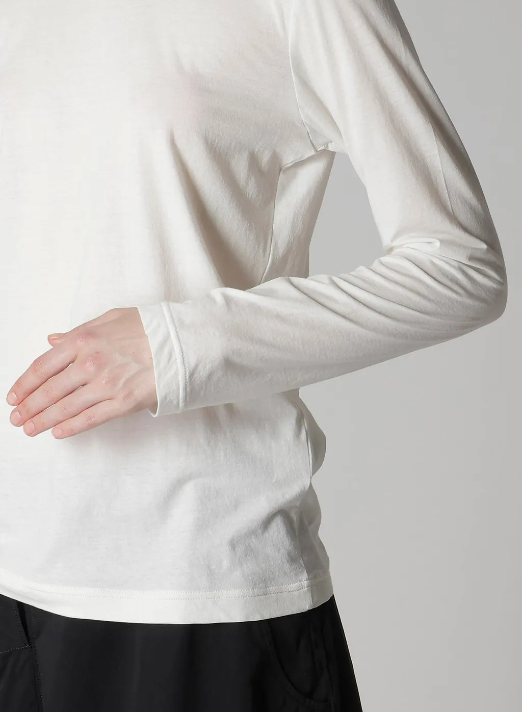 Soft Jersey Round Neck Long T