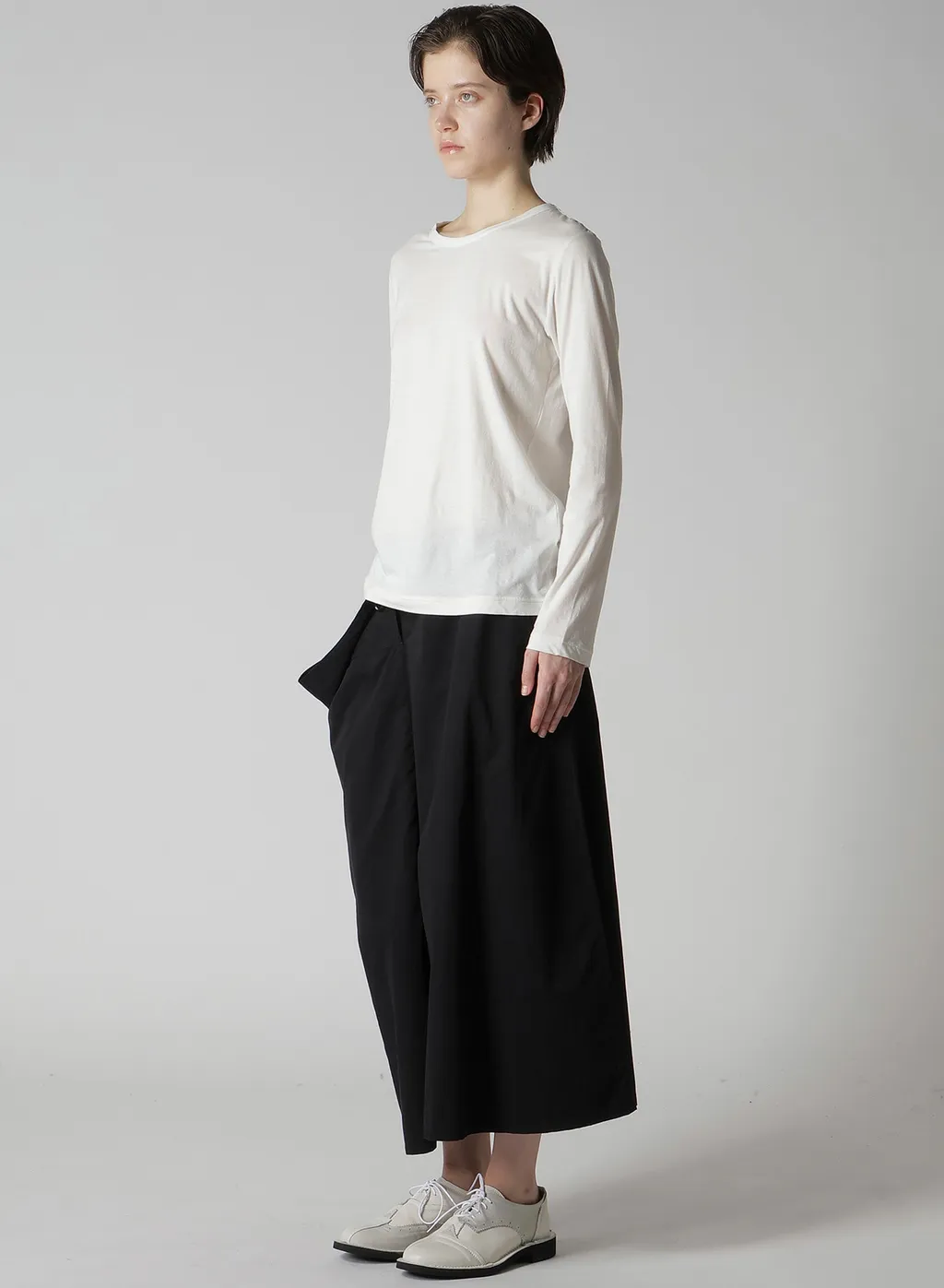 Soft Jersey Round Neck Long T