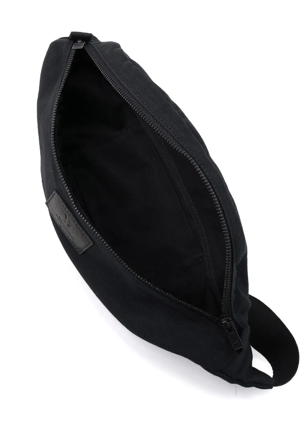 Cotton Linen Twill / Leather Crossbody Bag