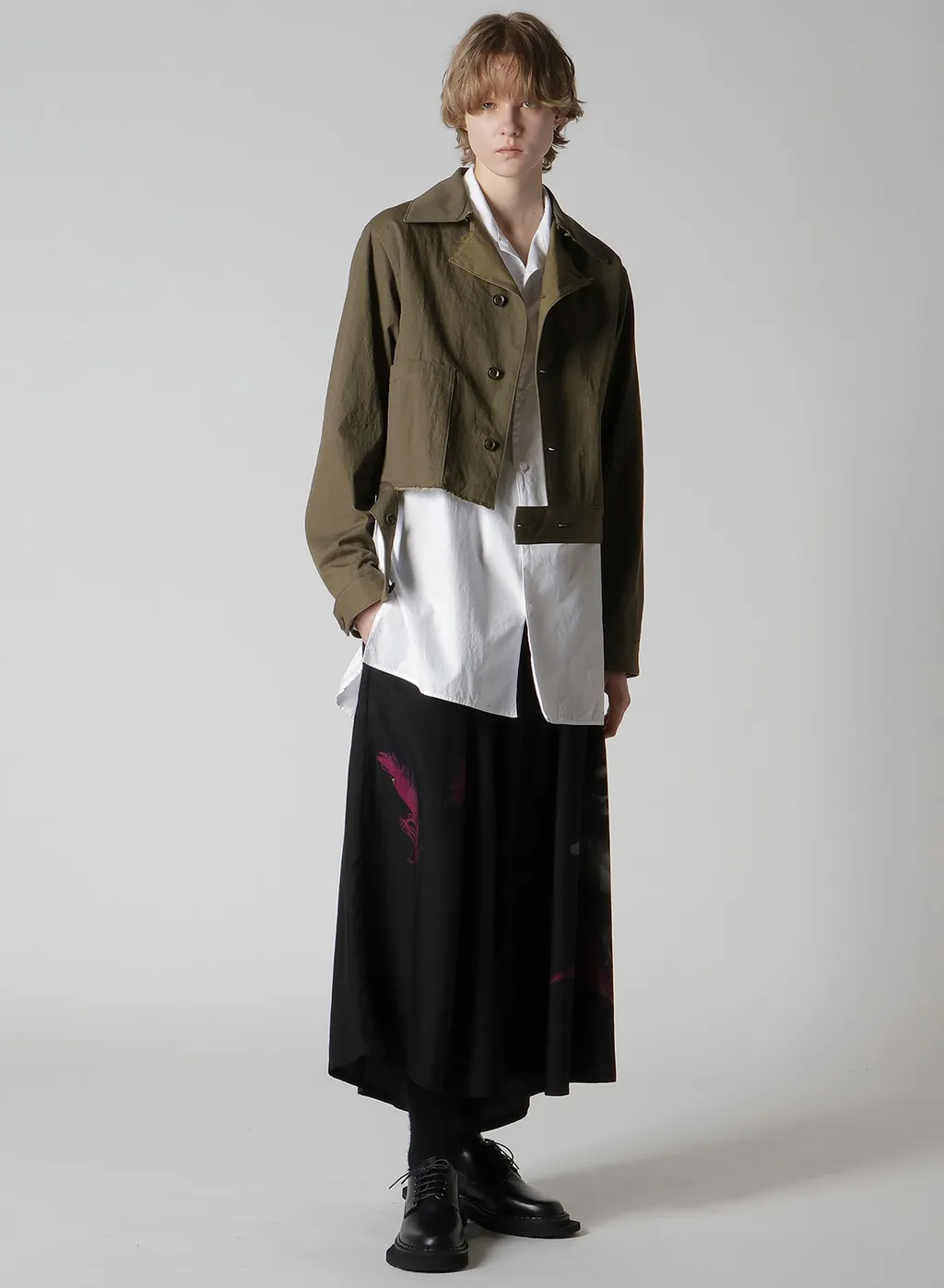 100/2 Broad Open Collar Shirt
