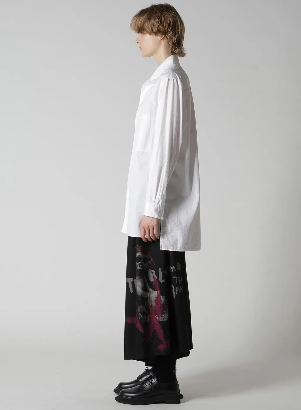 100/2 Broad Open Collar Shirt
