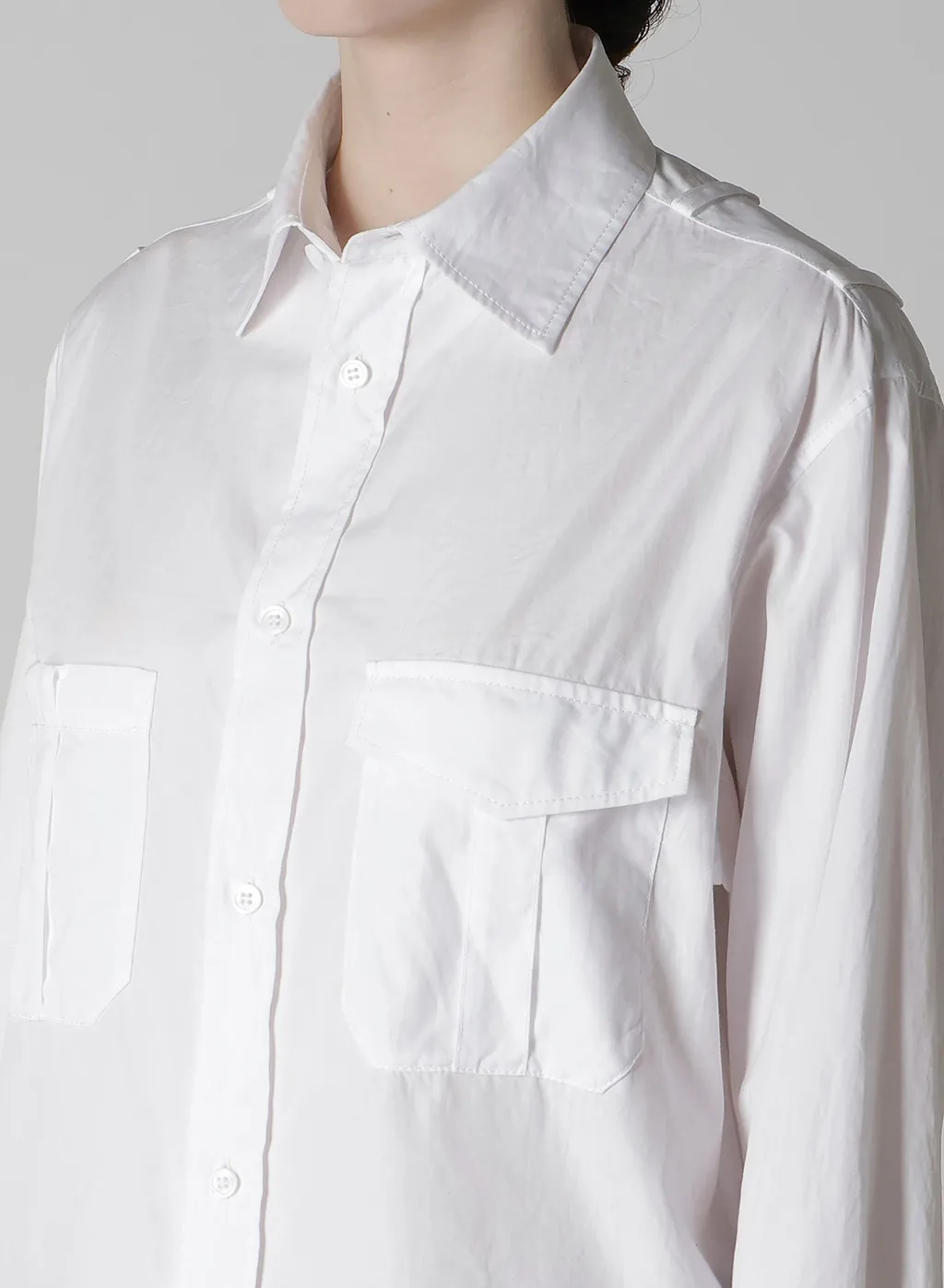 100/2 Broad Shoulder Loop Work Blouse