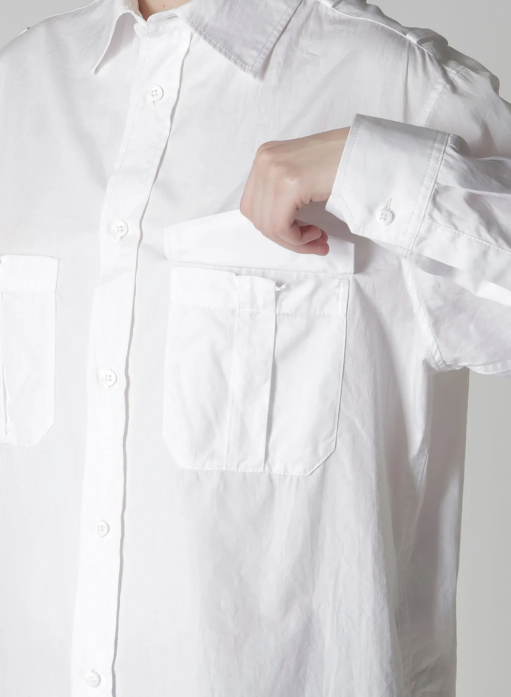 100/2 Broad Shoulder Loop Work Blouse