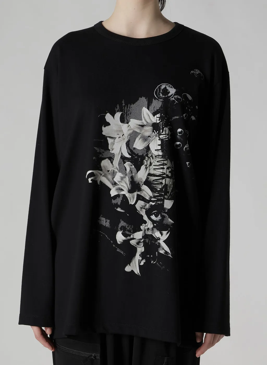 Flower Print Long Sleeve T