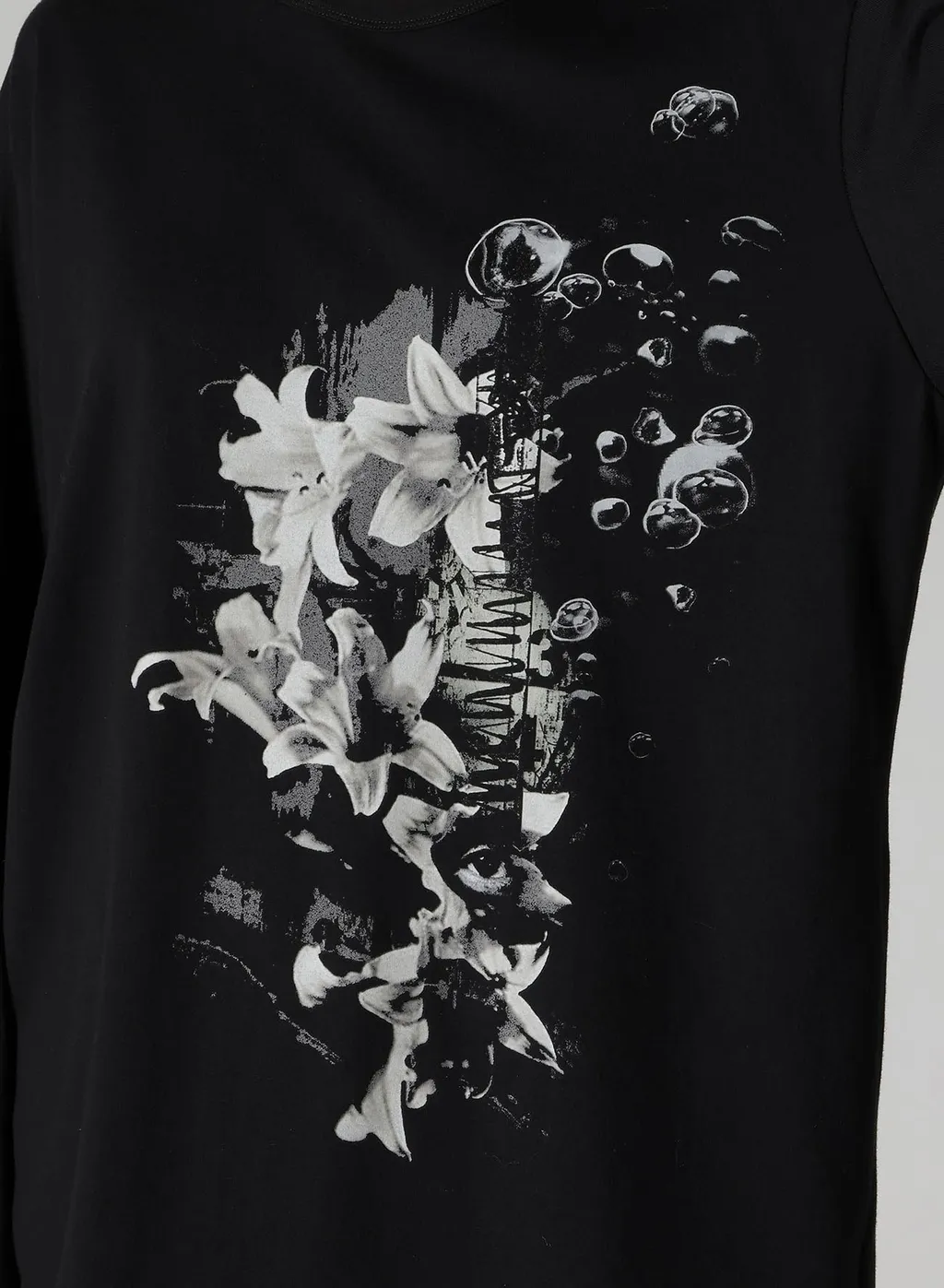 Flower Print Long Sleeve T
