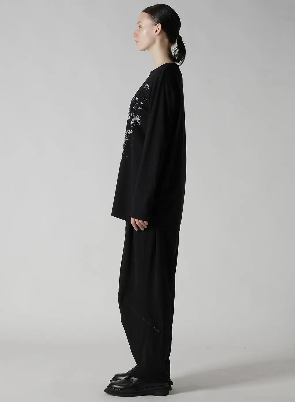 Flower Print Long Sleeve T