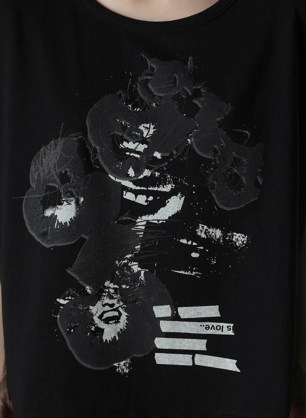 Flower Print Half Sleeve T