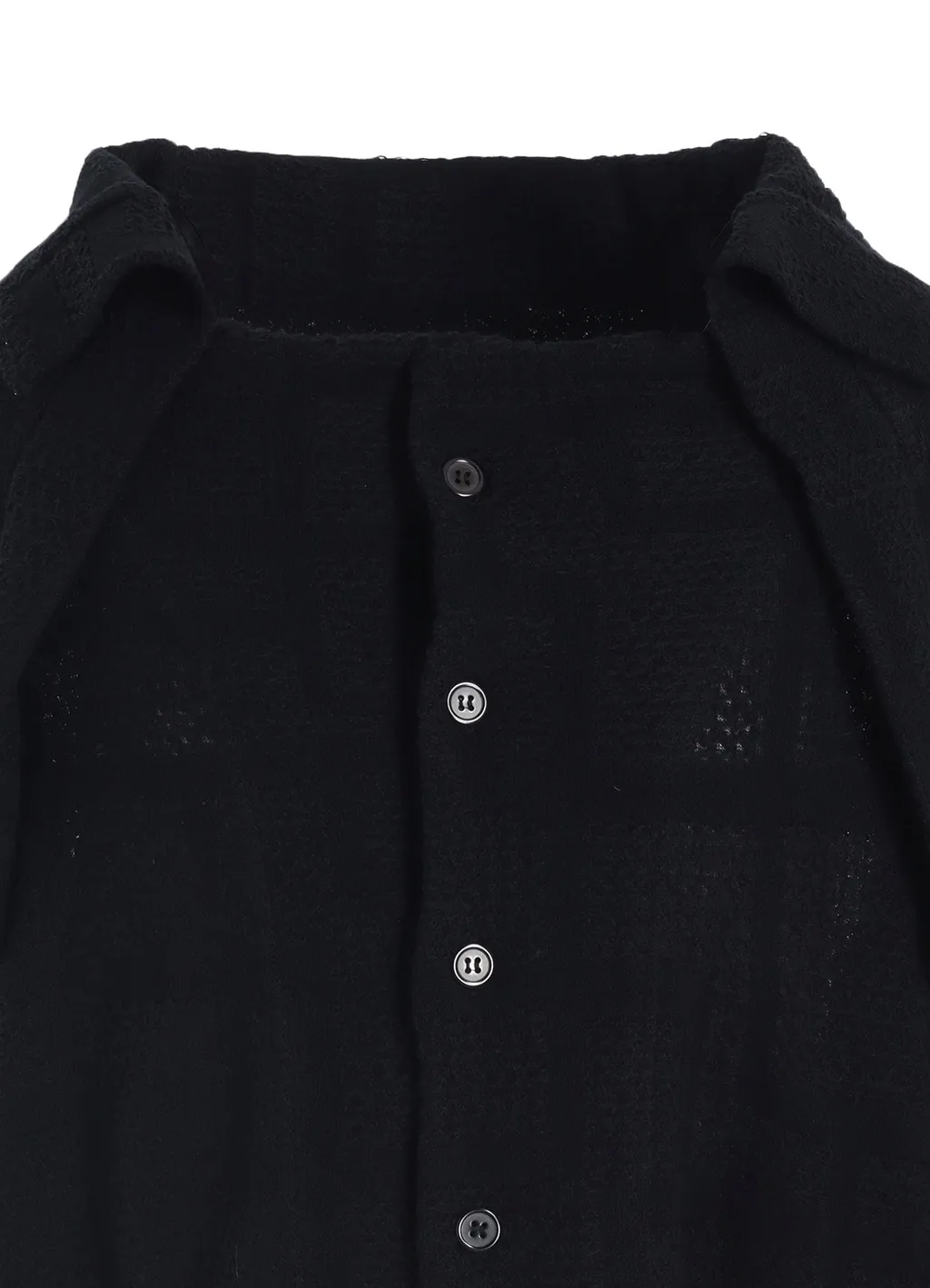 Geometric Sheer Jq Collared Raglan Cd