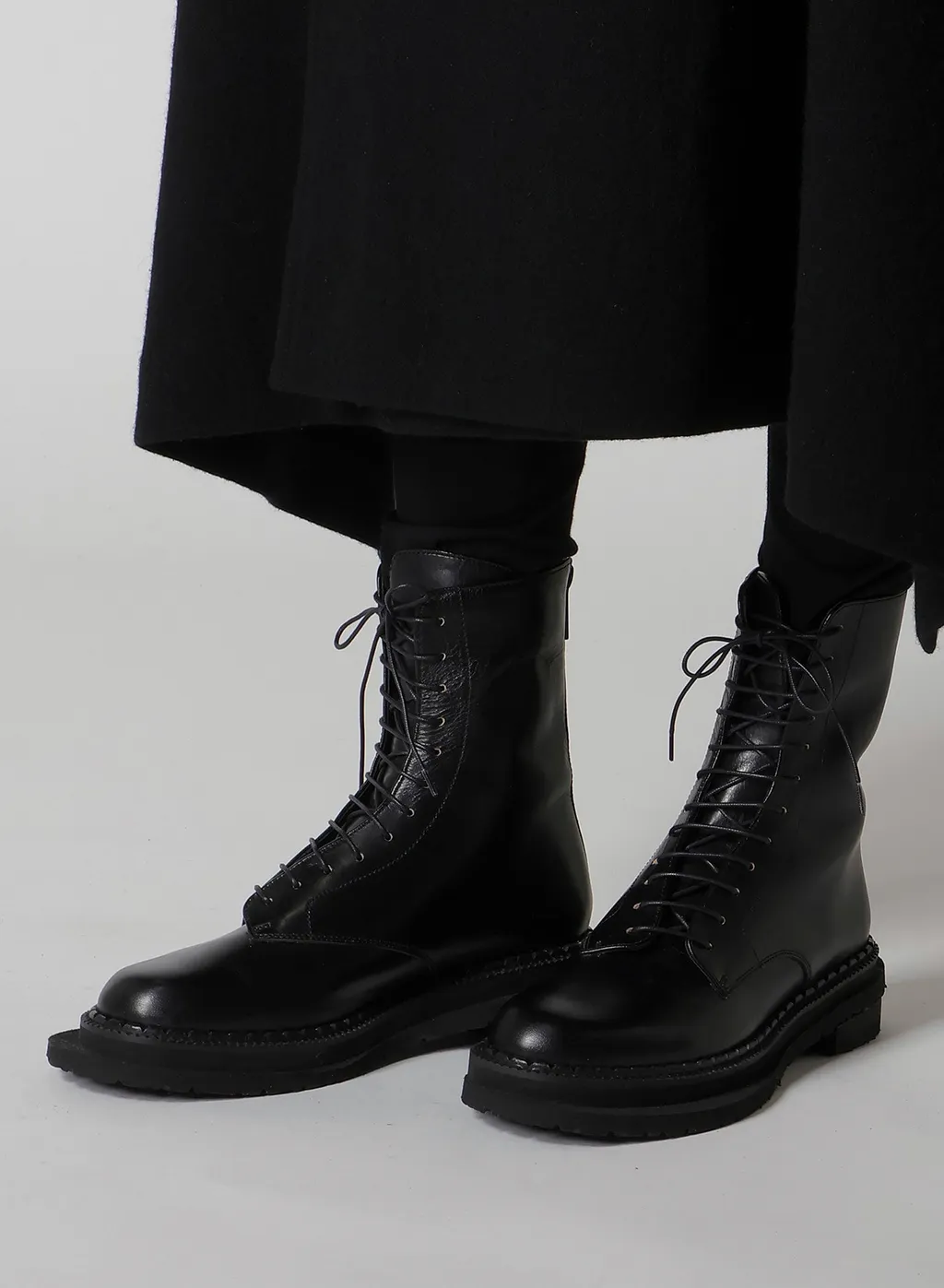 Twisted Leather Boots