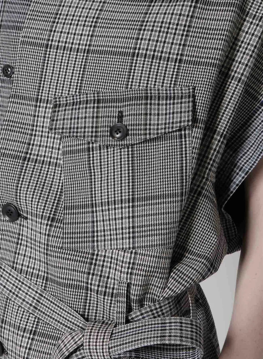 Grid Plaid Surgical Dress