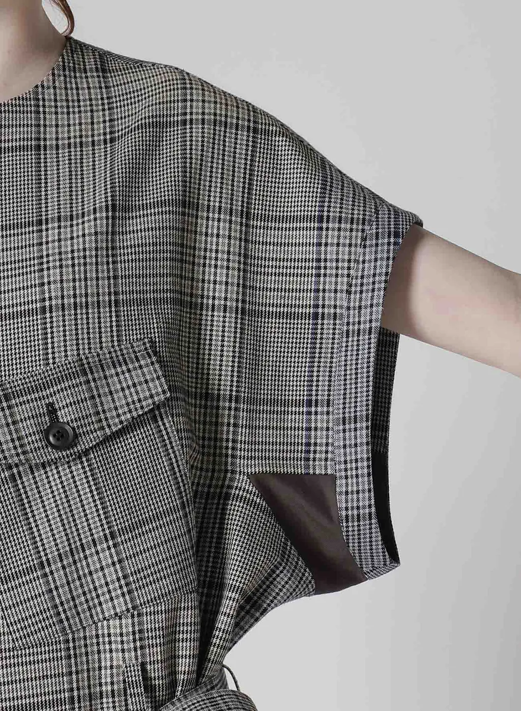Grid Plaid Surgical Dress