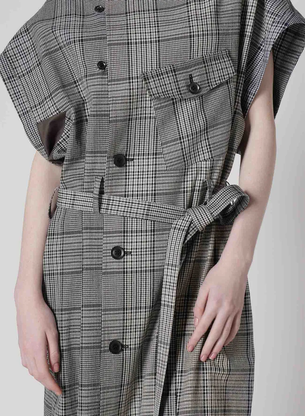 Grid Plaid Surgical Dress