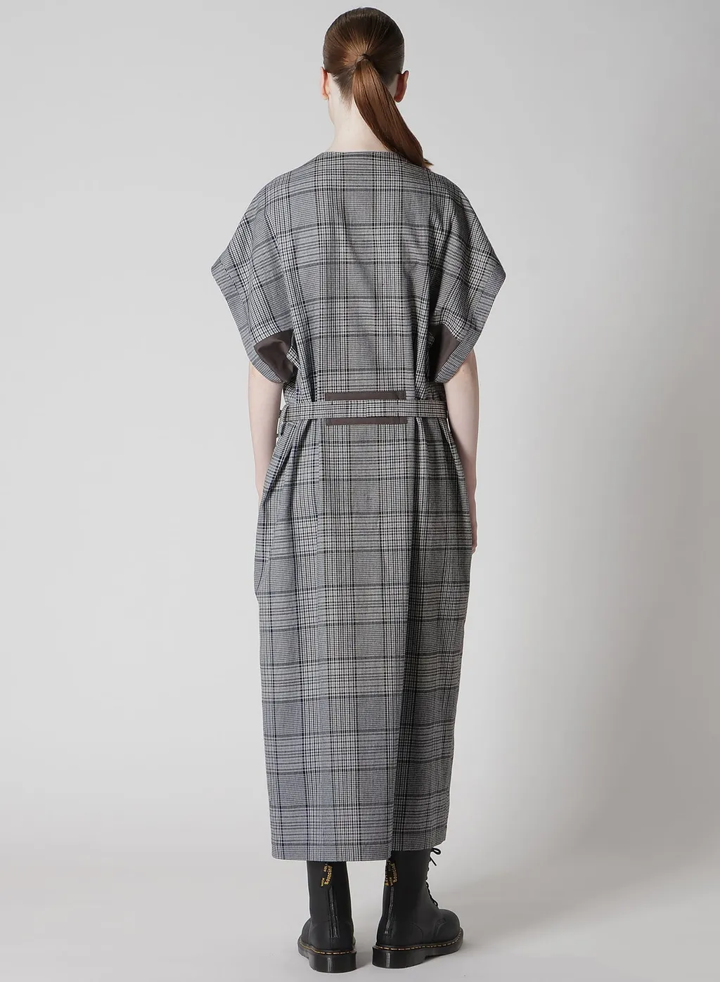 Grid Plaid Surgical Dress