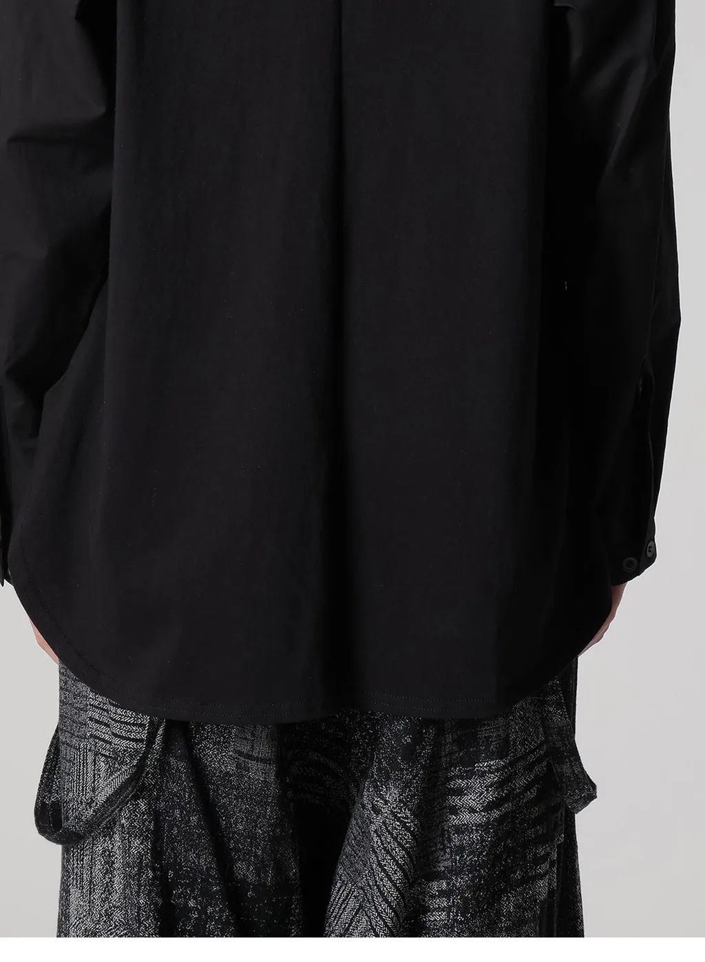 Cotton Lawn Cut&Sewn Combination Pullover