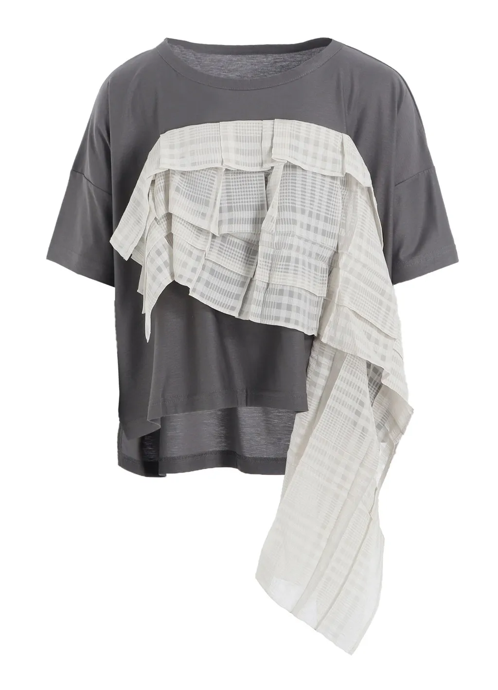 Lyocell/Cotton Half Sleeve T