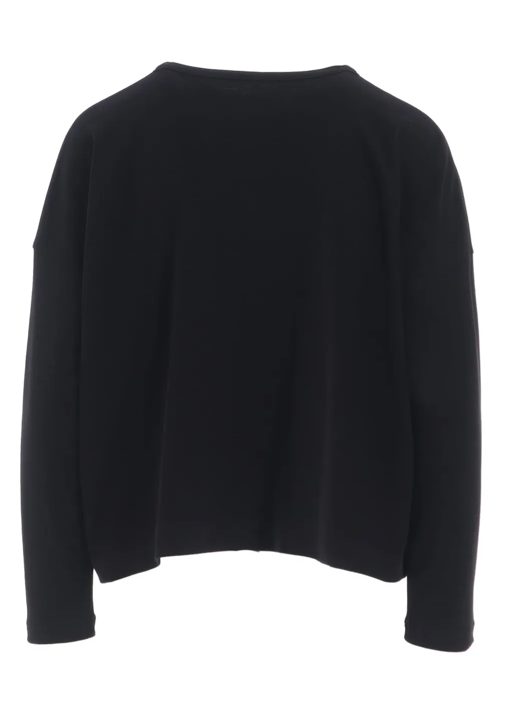 Hard-Twist Cropped Round Neck Cardigan