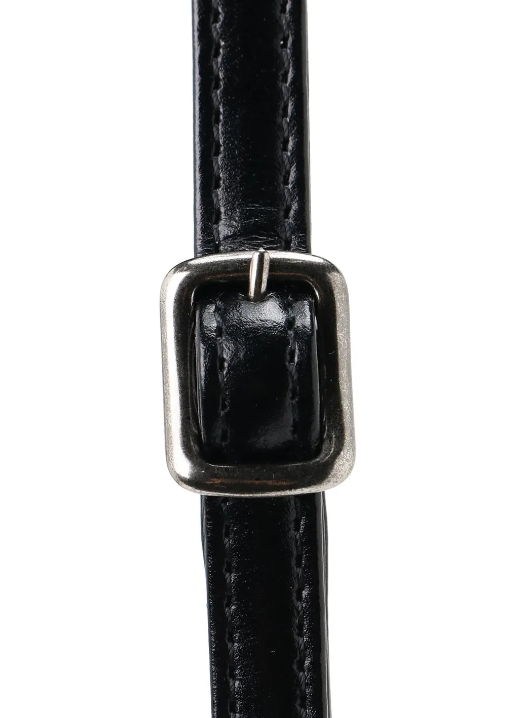 Semi-Matte Leather Shoulder Bag W/ Metal Clasp