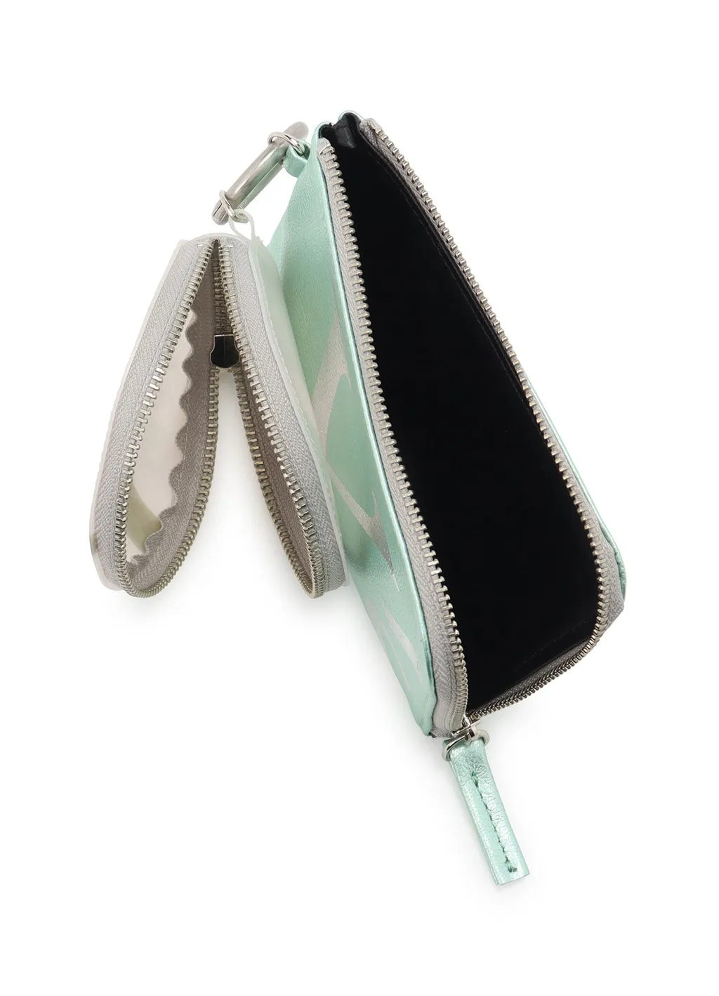 Leather/Pvc Y's Double Pouch