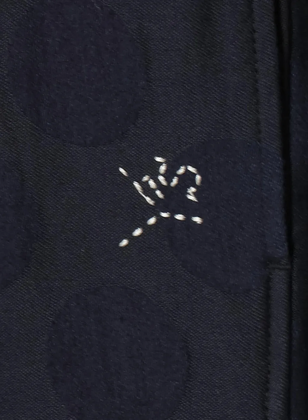 5Oz Polka Dots Jq Denim Y's Stitch Pants W/ Waist String