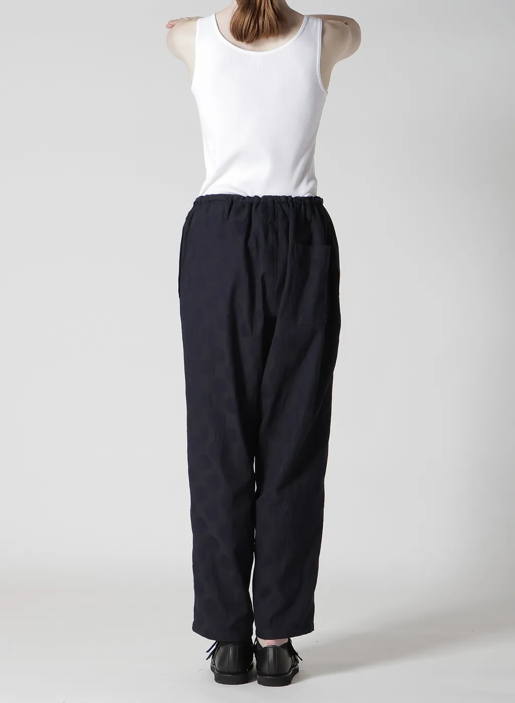 5Oz Polka Dots Jq Denim Y's Stitch Pants W/ Waist String