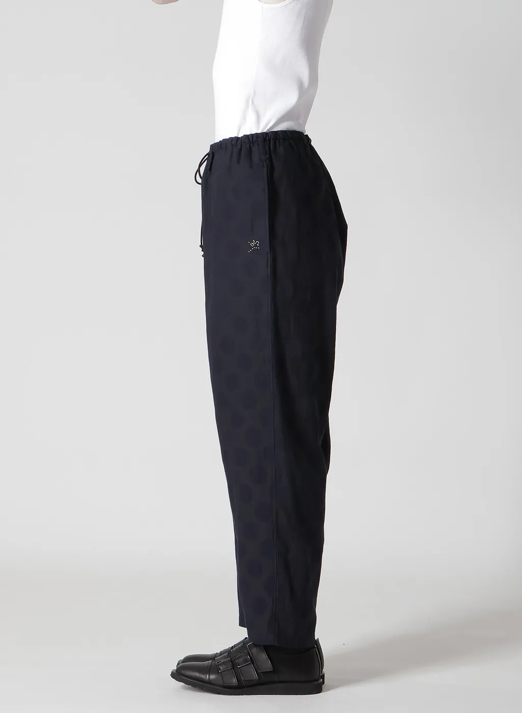 5Oz Polka Dots Jq Denim Y's Stitch Pants W/ Waist String